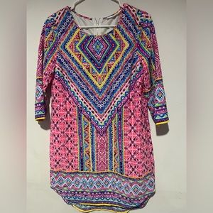 Love,  Zoe women’s NWOT size S multicolor dress